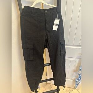 Black cargo pants